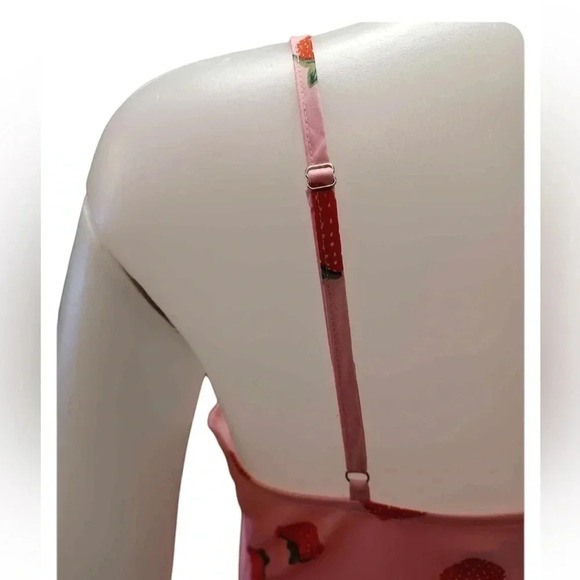 Daisy Street ASOS Strawberry Print Mini Dress Size 6 - Picture 8 of 16